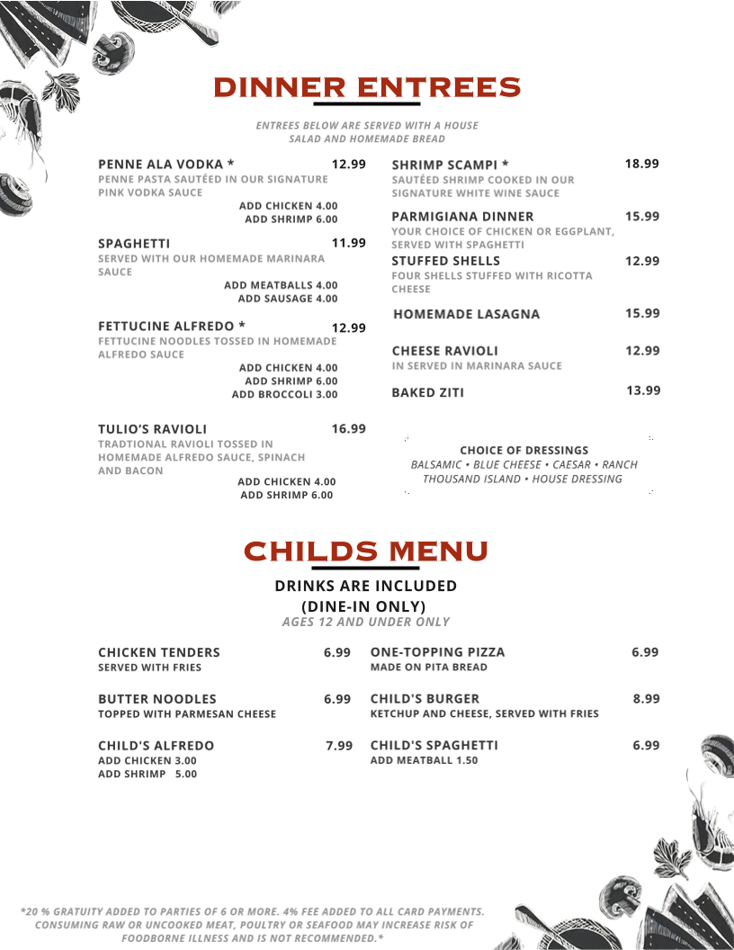 Tulio's Pizzeria & Restaurant photo 3